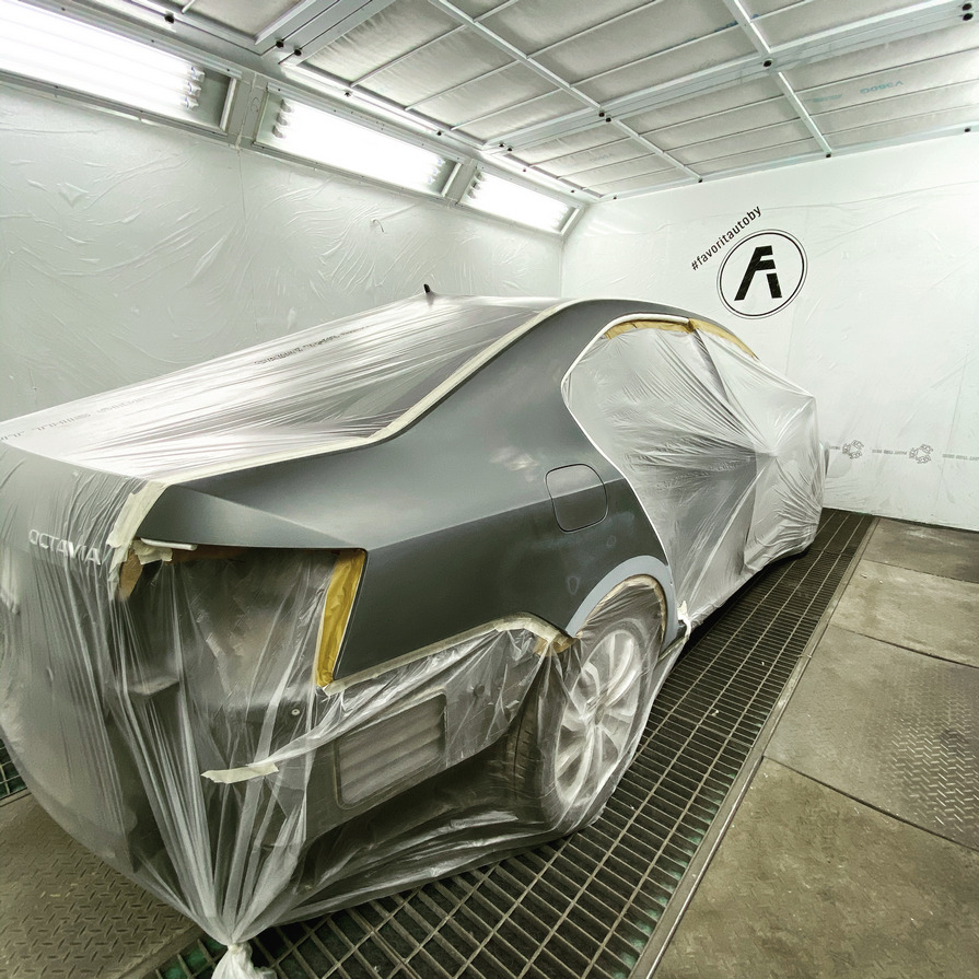 Покраска авто в камере