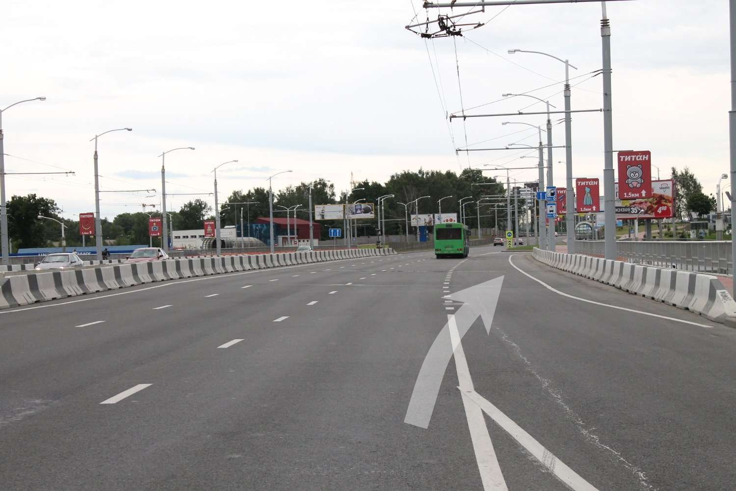 второй съезд c Дзержинского, при движении из города