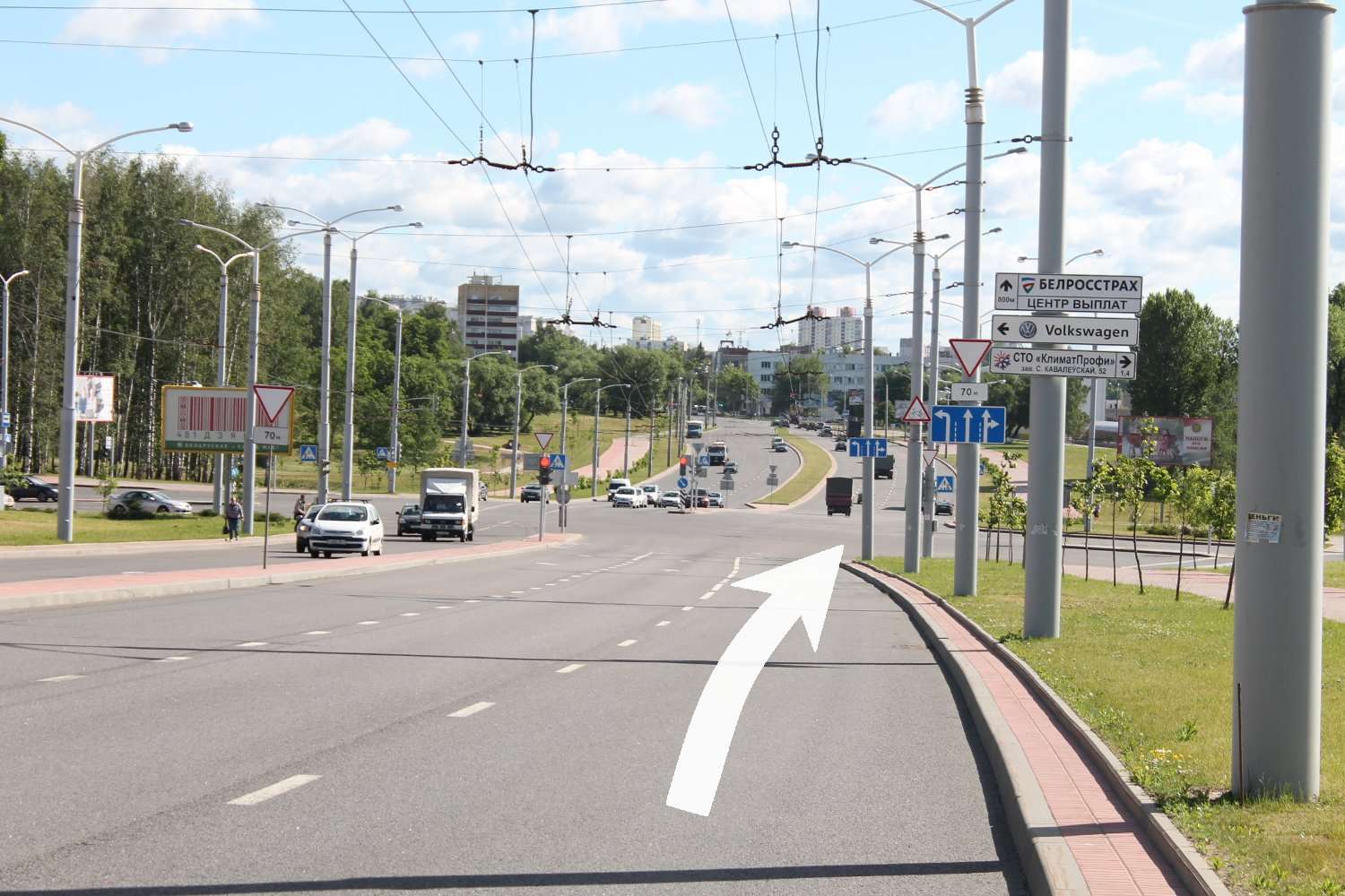 поворот на улицу семашко