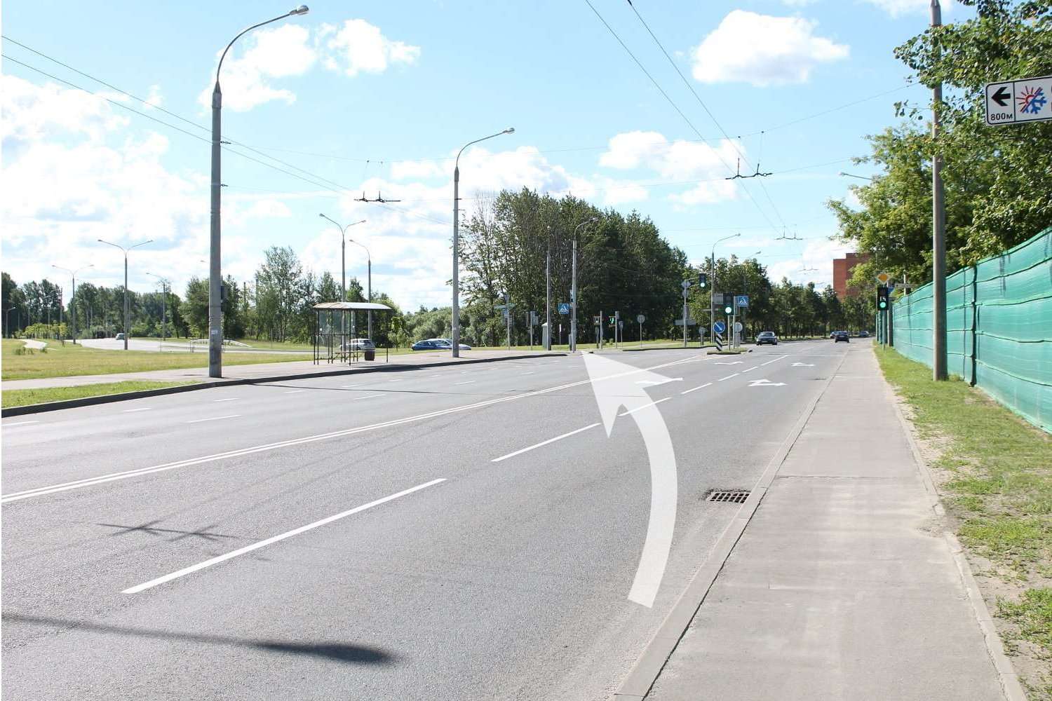 поворот налево с улицы семашко