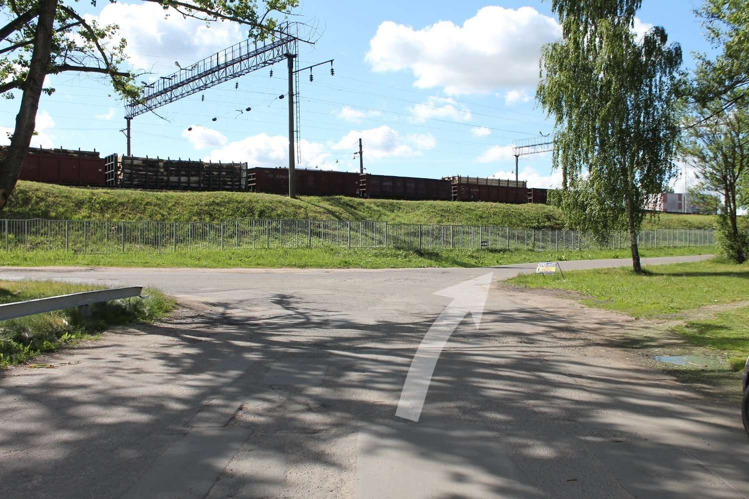 поворот на улицу Машинистов