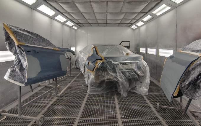 локальная покраска автомобиля